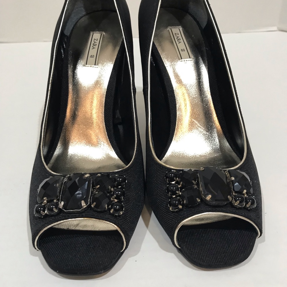Zara Peep Toe Sandals